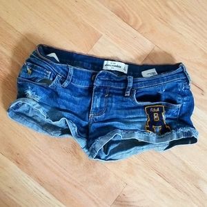 Abercrombie Kids Super Short Denim Shorts